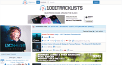 Desktop Screenshot of 1001tracklists.com